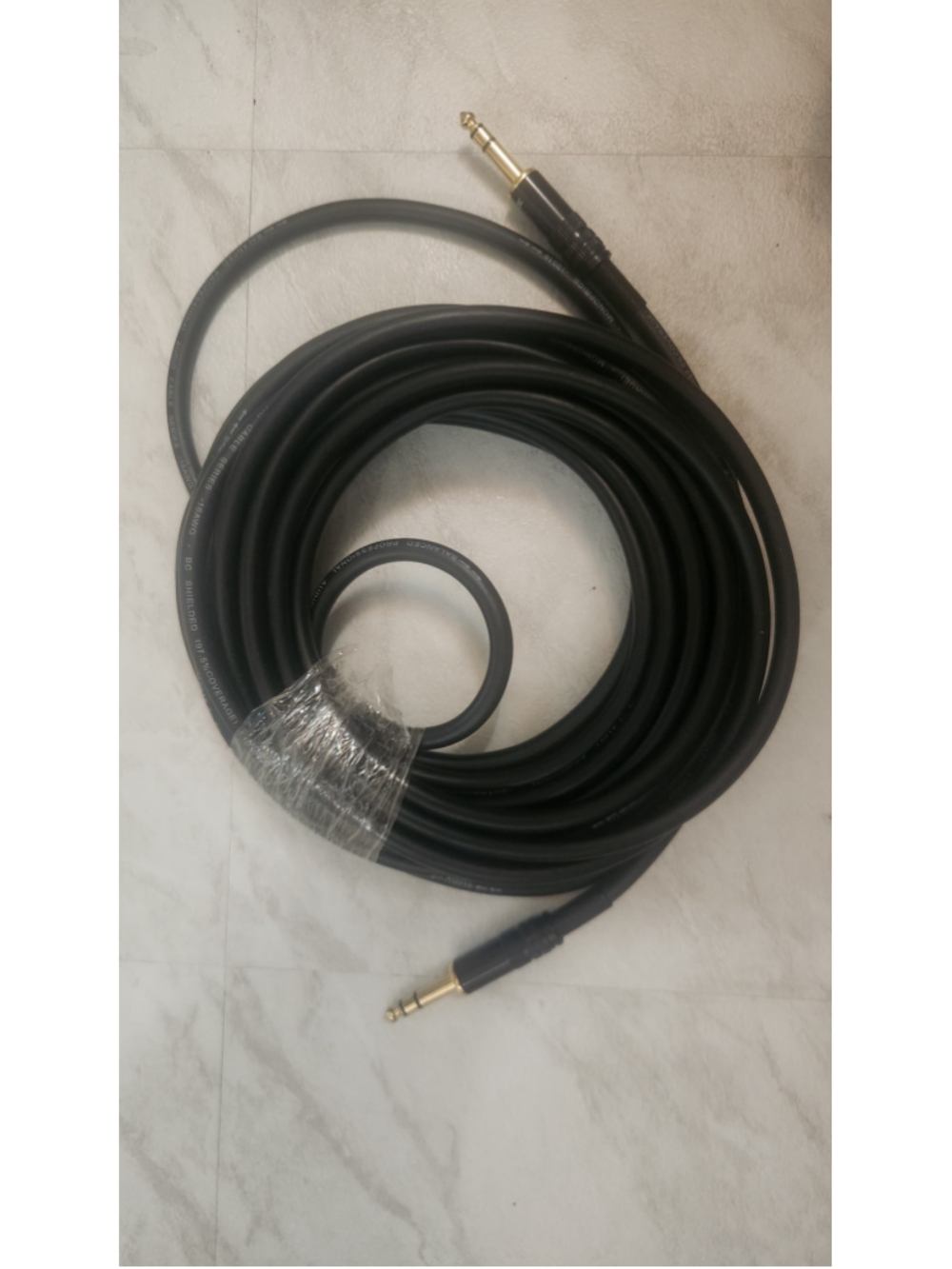 Monoprice 50 Ft 1/4" TRS Balanced Audio Cable 16AWG Gold Plated Pro Series